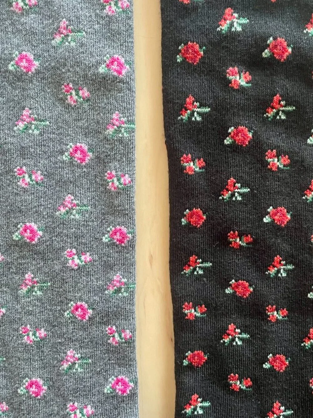 Teddy Fresh Women's 2-Pack Floral Knee High Socks One Size NWOT NEW
